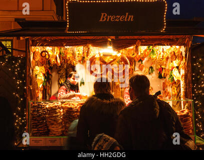 Wien, Wien: Schloss Schönbrunn; Weihnachtsmarkt Christkindlmarkt, 13., Wien, Österreich Stockfoto