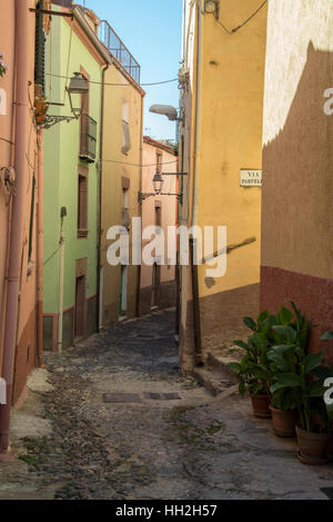 Sardische Gassen in Italien Stockfoto