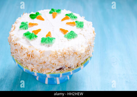 Ostern-Karottenkuchen Stockfoto