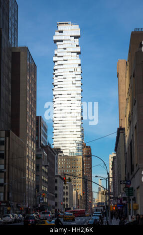 56 Leonard Street, ein Luxus Wohnhaus in TriBeCa in New York City Stockfoto