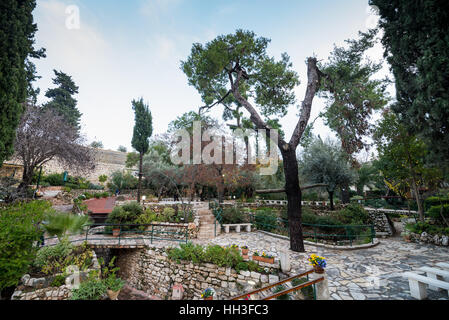 Das Gartengrab in Jerusalem ist eines der beiden angeblichen Grabstätten von Jesus Christus Stockfoto