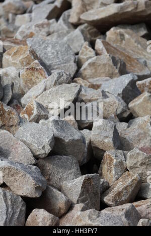 Steine Muschelkalk Muschelkalksteine Stockfoto