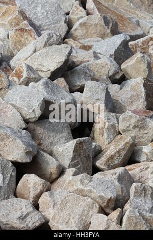 Steine Muschelkalk Muschelkalksteine Stockfoto