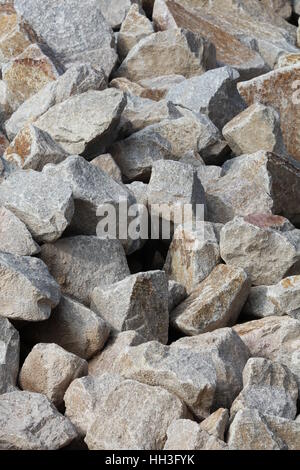 Steine Muschelkalk Muschelkalksteine Stockfoto