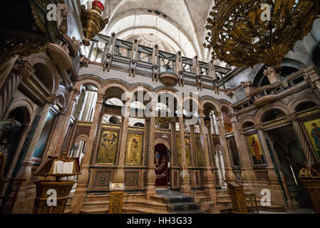 Catholicum, die Grabeskirche, Jerusalem, Israel Stockfoto