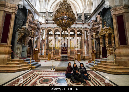 Catholicum, die Grabeskirche, Jerusalem, Israel Stockfoto