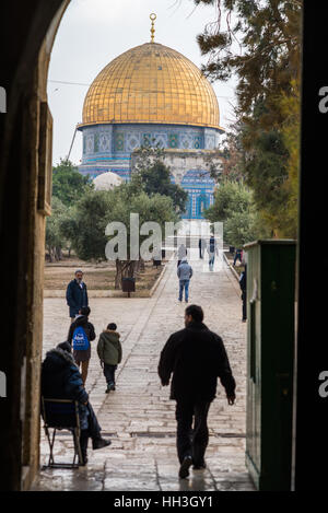 Tor der Dakness, Tempelberg, Jerusalem, Israel, Nahost Stockfoto