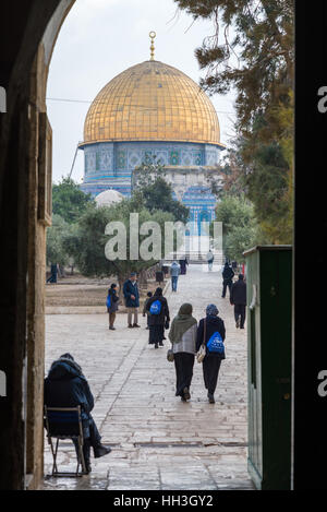 Tor der Dakness, Tempelberg, Jerusalem, Israel, Nahost Stockfoto