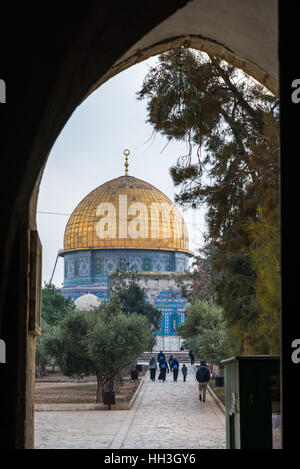 Tor der Dakness, Tempelberg, Jerusalem, Israel, Nahost Stockfoto