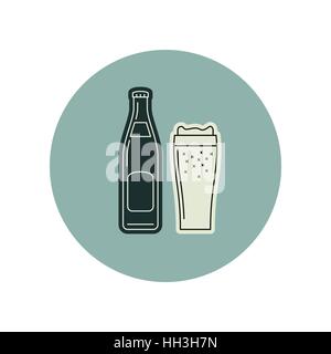 Bierflasche Stock Vektor