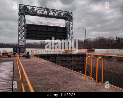CS/2, Seneca Falls, New York zu sperren Stockfoto