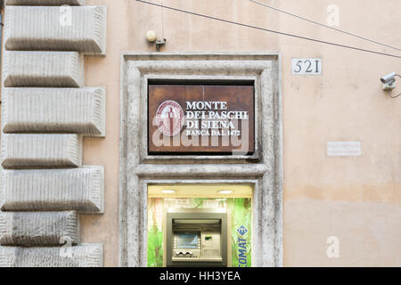 Monte dei Paschi di Siena bank Stockfoto