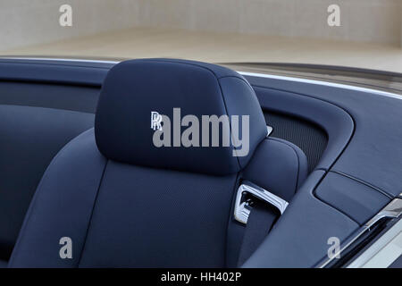 Rolls-Royce Motor Cars, Rolls-Royce-Sitz-detail Stockfoto