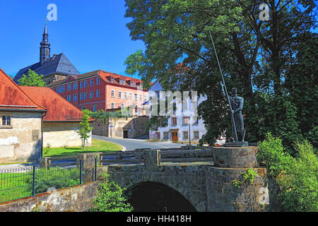 Kloster Himmelkron, Monasterymill und ehemalige Brauerei, Landkreis Kulmbach, Upper Franconia, Bayern, Deutschland Stockfoto