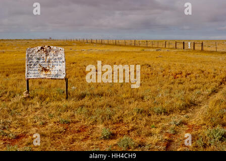 Hundezaun, Südaustralien Stockfoto
