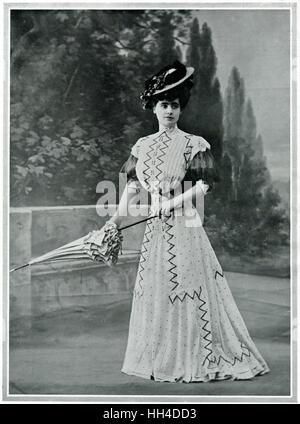 Pariser Frau mit Bildhut 1907 Stockfoto