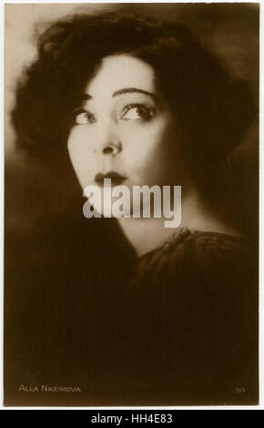 Alla Nazimova Stockfoto