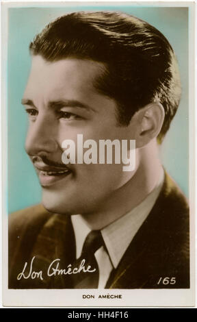 Amerikanischer Filmschauspieler - Don Ameche Stockfoto