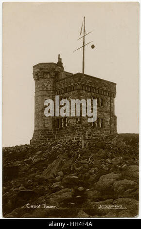 Cabot Tower - St. John's, Neufundland und Labrador Stockfoto