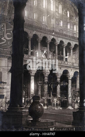 Ayasofya (innen), Istanbul, Türkei - Alabaster Urne Stockfoto