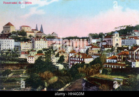 Sintra, Portugal - Panoramablick Stockfoto