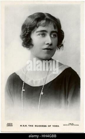 Elizabeth Angela Marguerite Bowes-Lyon, Herzogin von York Stockfoto