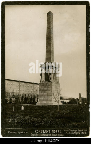 Scutari-Denkmal, Britischer Friedhof Haydarpasa, Istanbul Stockfoto