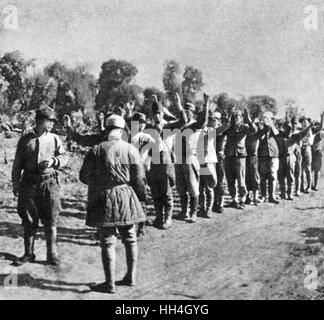 Kommunistisches China - japanische Truppen ergeben sich Stockfoto