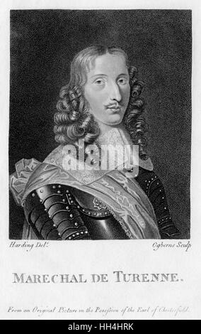 Henri de la Tour d'Auvergne Vicomte de Turenne Stockfoto