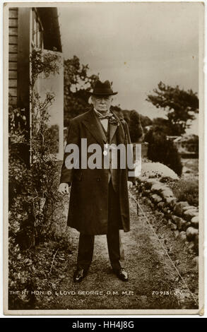 David Lloyd George, 1. Earl Lloyd-George of Dwyfor Stockfoto