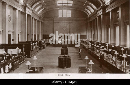 Long Room, Custom House, City of London Stockfoto