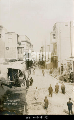 Damaskus Straight Street, Syrien Stockfoto