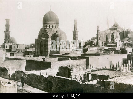 Grabstätten der Mamluks (Mamelukes) in Kairo, Ägypten Stockfoto