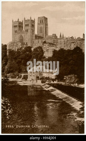 Durham, County Durham, Nordostengland - Kathedrale Stockfoto