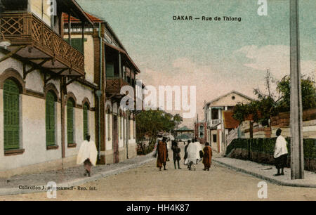 Rue de Thiong in Dakar, Senegal Stockfoto