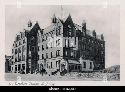 Ehemalige Hauptgebäude der Teachers College (Columbia University) in New York City, USA. Stockfoto