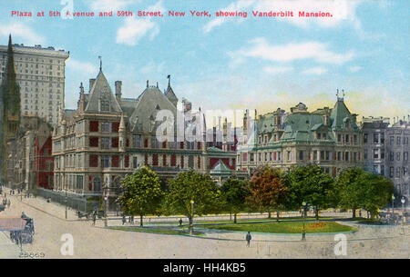 Vanderbilt Mansion und Plaza, New York City Stockfoto