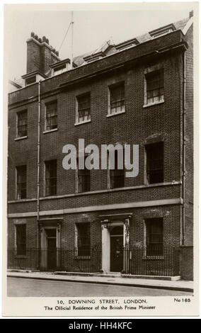 10 Downing Street, London - vor der Restaurierung Stockfoto