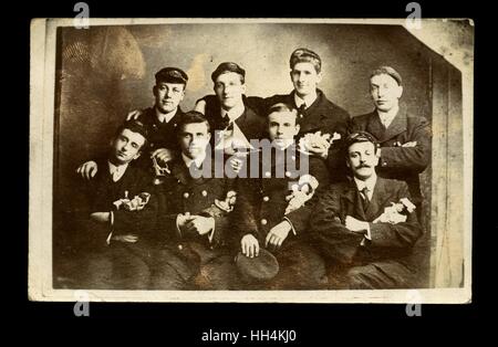 Nr. 2 Pilot Boat Crew, Point Lynas, Anglesey Stockfoto