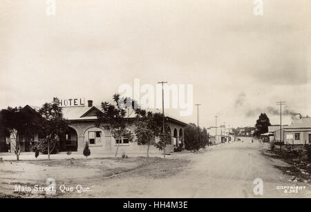 Main Street, Que Que, Südrhodesien (Simbabwe) Stockfoto