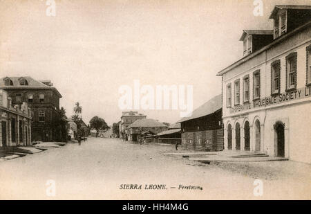 Straßenszene, Freetown, Sierra Leone, Westafrika Stockfoto