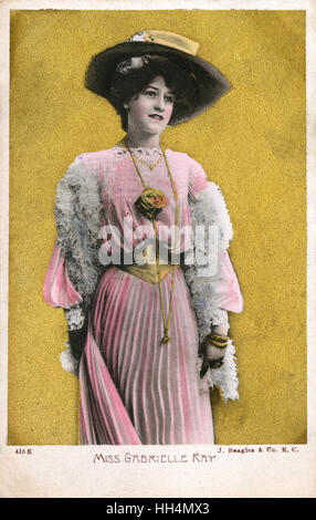 Miss Gabrielle Ray, edwardianische Singerin und Schauspielerin Stockfoto