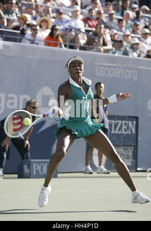 Venus Williams (USA). US Open 2007 Billie Jean National Tennis Center USTA-New York, Vereinigte Staaten Stockfoto