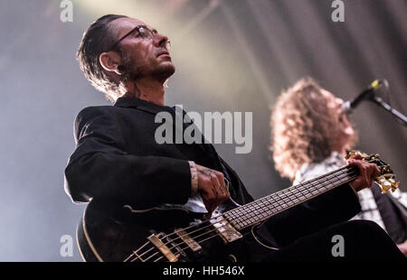 Die Wonderstuff die live im Konzert in der O2 Academy Bournemouth Featuring: das Wonderstuff, wo: Bournemouth, Vereinigtes Königreich: 16. Dezember 2016 Stockfoto