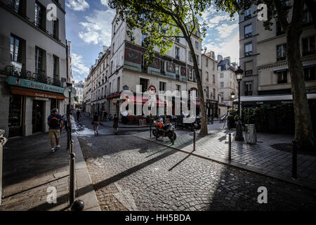 Clasic Szene, Strees von Paris Stockfoto