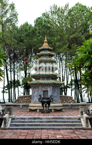 Thien Mu Pagode in Hue, Vietnam Stockfoto