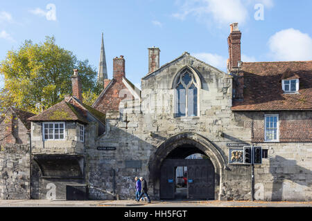 St. Ann's Gate, St. John's Street, Salisbury, Wiltshire, England, Vereinigtes Königreich Stockfoto