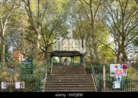 Grenze-Gärten, Arnold Circus, Shoreditch, London Borough of Hackney, Greater London, England, Vereinigtes Königreich Stockfoto