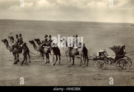 Kamelkutsche, Bikaner, Thar Desert, Rajasthan, Indien Stockfoto