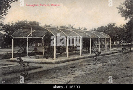 Zoologische Gärten, Mysore, Karnataka, Indien Stockfoto